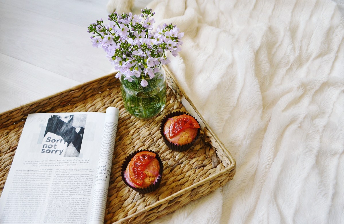 Blood Orange and Almond Muffins with Candied Blood Orange Slices