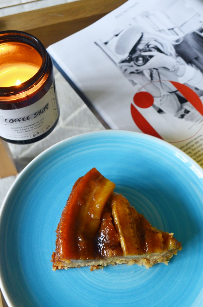 Sticky Banana Caramel Upside Down Cake - The Cardiff Cwtch - Cardiff Bloggers