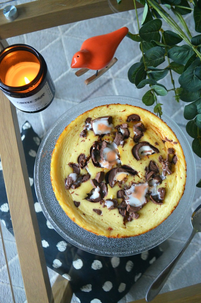 Easy Baked Cream Egg Cheesecake - The Cardiff Cwtch - Welsh Bloggers