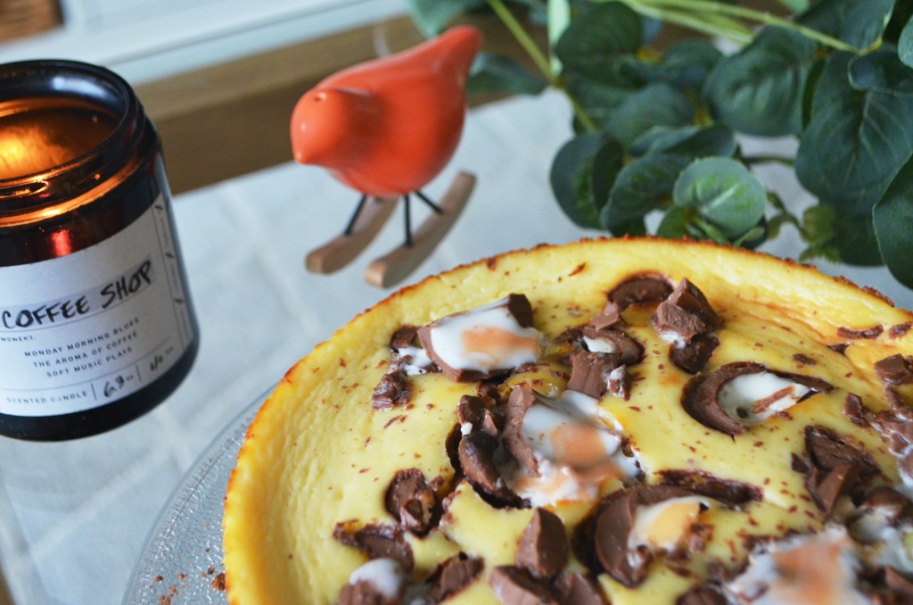 Easy Baked Cream Egg Cheesecake - The Cardiff Cwtch - Easter Recipes - Welsh Food Bloggers