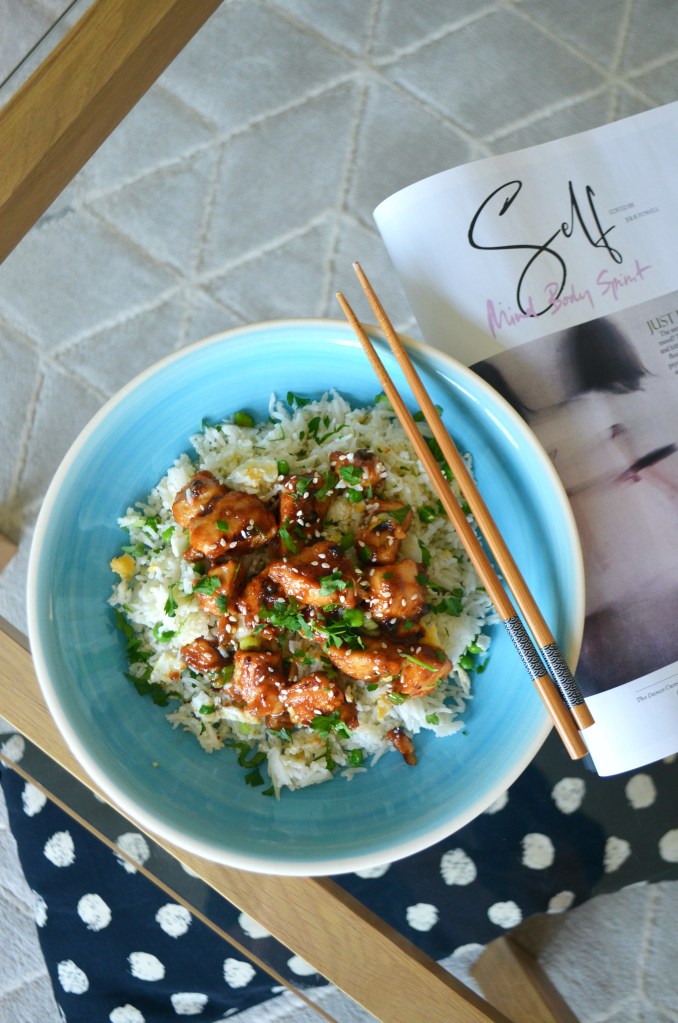 Sticky Miso Chicken - Easy Midweek Rice Bowl - The Cardiff Cwtch